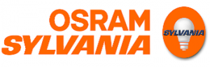 Image of Osram Sylvania logo with lightbulb